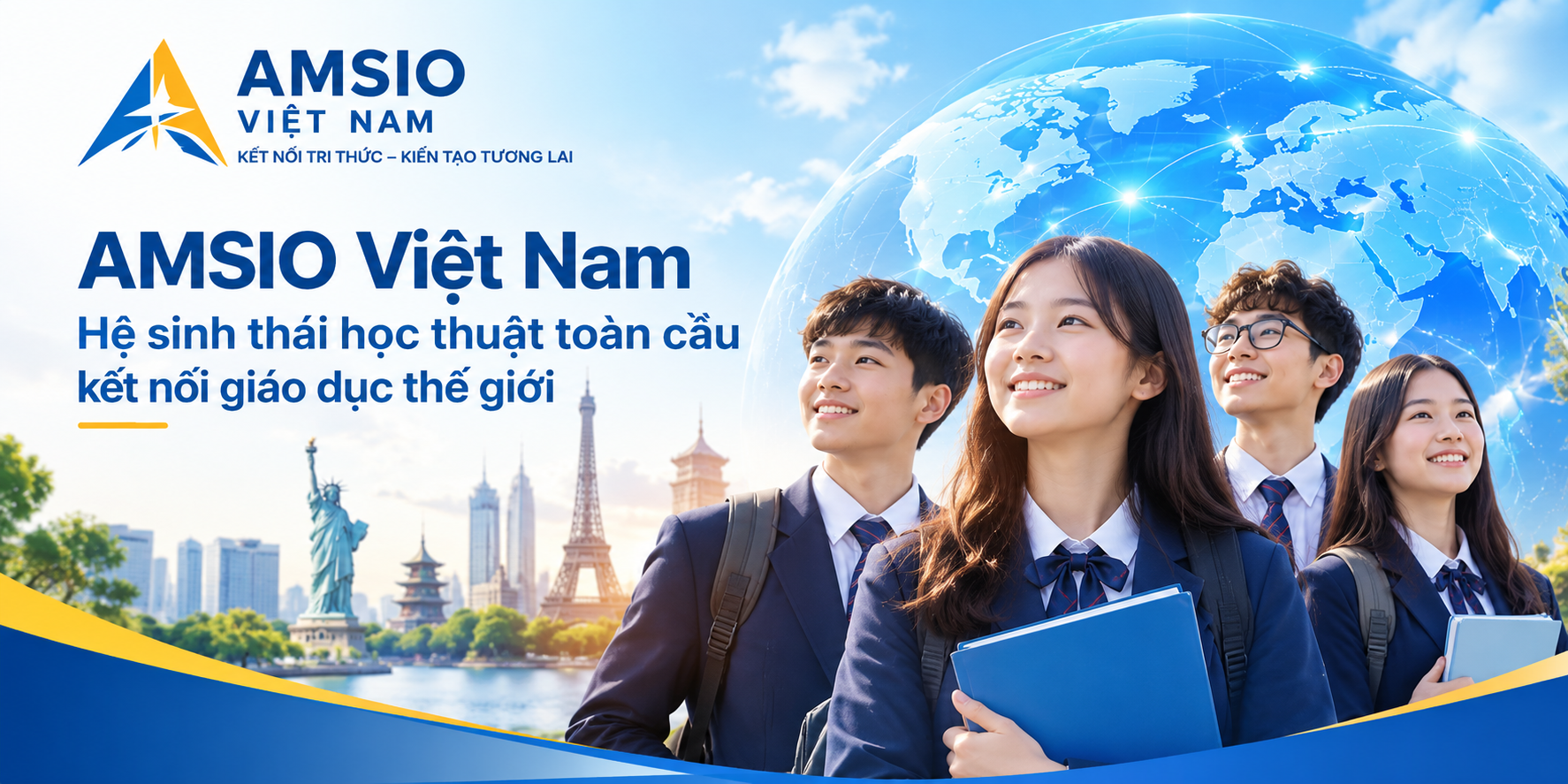 AMSIO Việt Nam là gì? Hệ sinh thái học thuật toàn cầu kết nối giáo dục thế giới